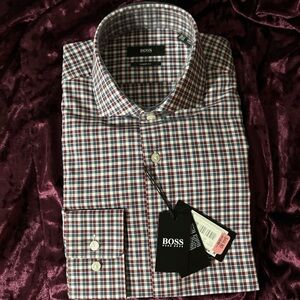 Brand new button down boss men’s shirt